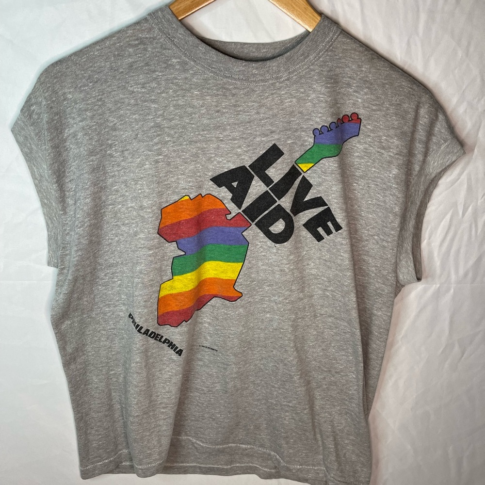 Live Aid 1985 concert tee